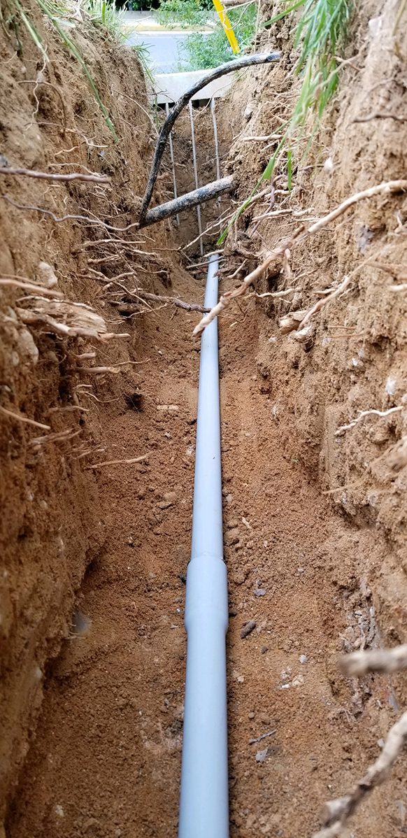 commercial trenching conduit